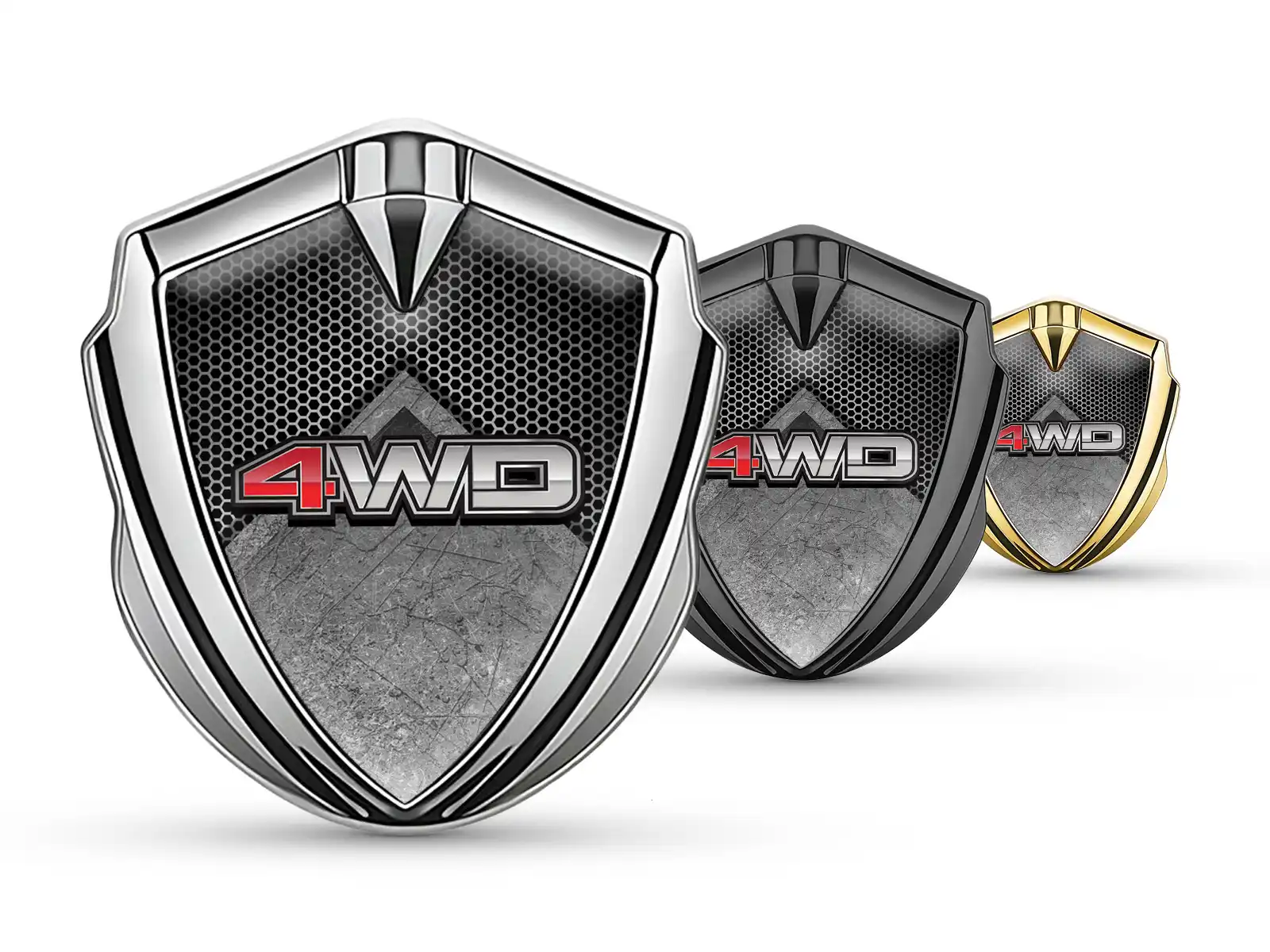 Emblem Silicon Badge Luxury Design Alloy Edge